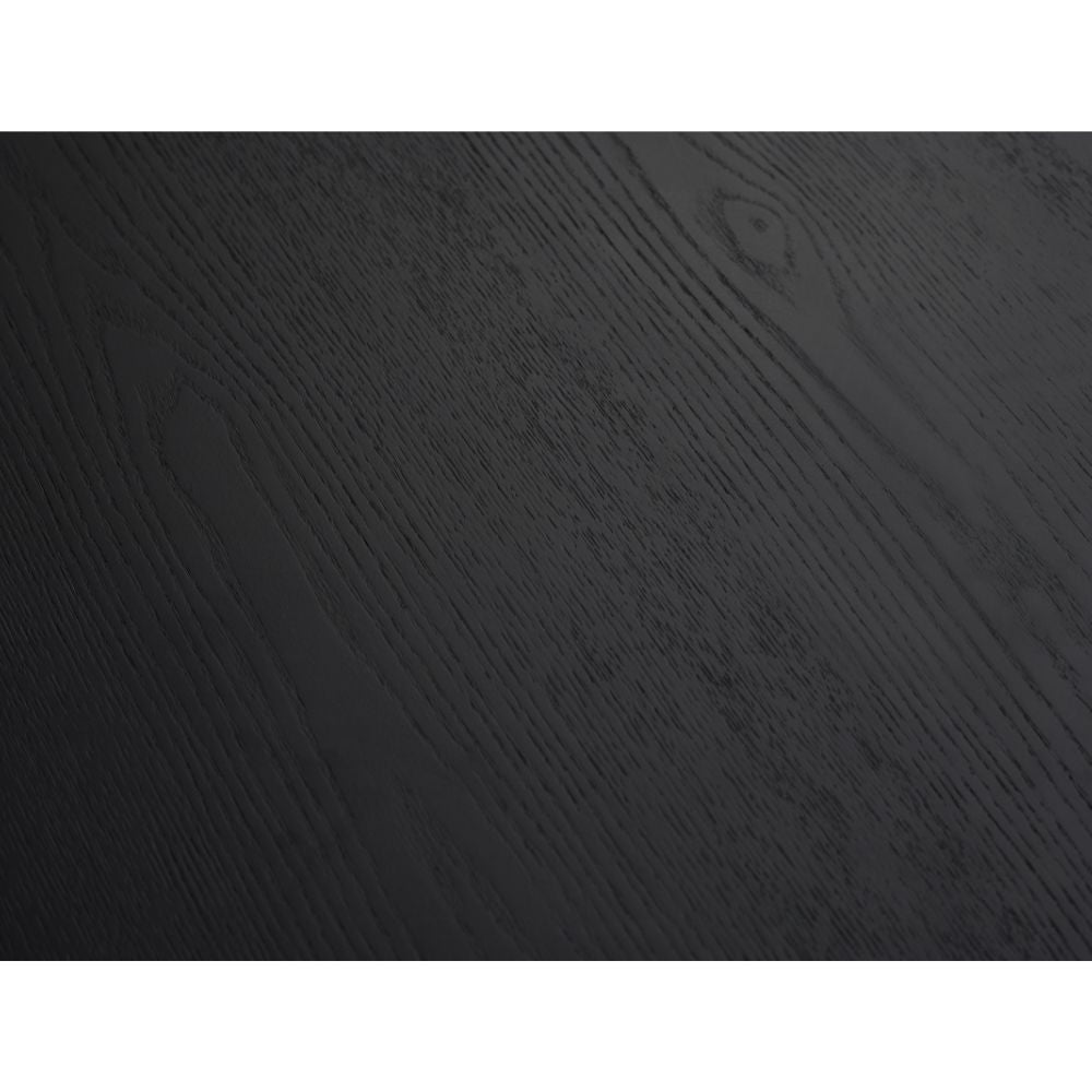 Louis Fluted 1.8m Extendable Dining Table Black