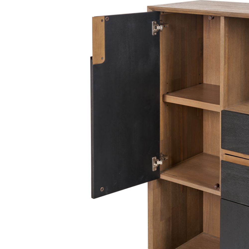 Gio Acacia Wood Shelf Unit
