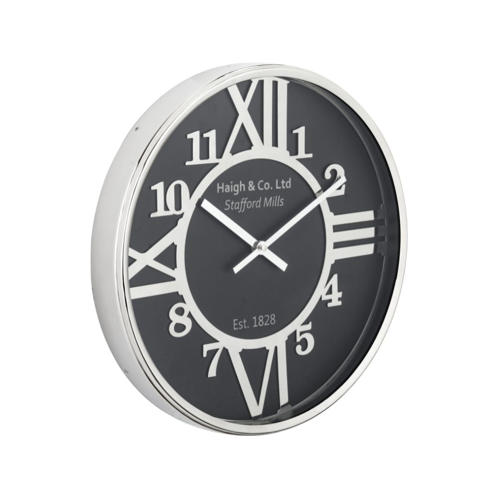 Metal Round Wall Clock