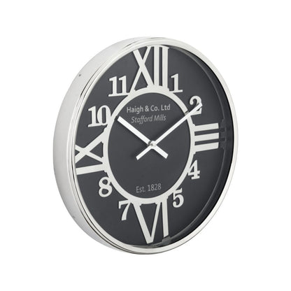 Metal Round Wall Clock