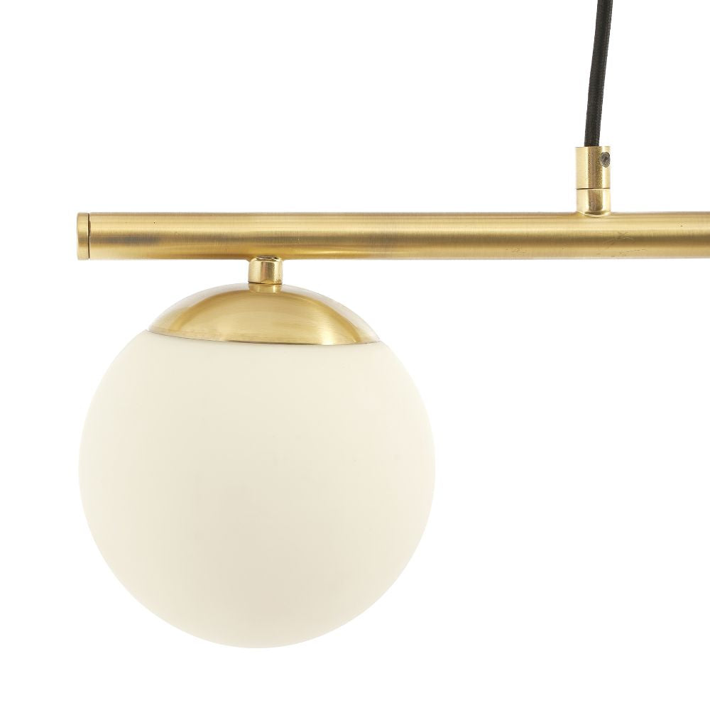Asterope 3 White Orb Pendant