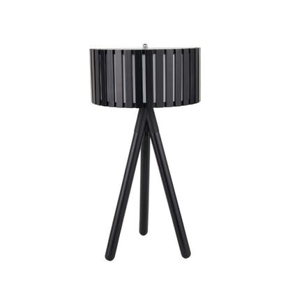Rabanne Slatted Pine Wood Tripod Table Lamp