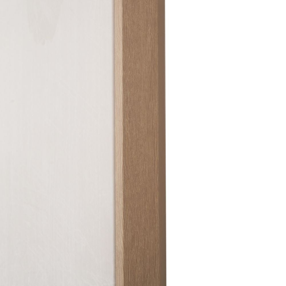 Birds Canvases Natural and White with Natural Frames (Set of 3)