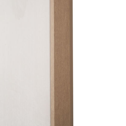 Birds Canvases Natural and White with Natural Frames (Set of 3)