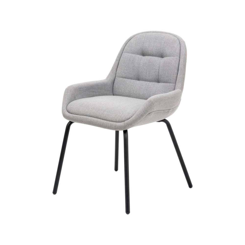 Alba Grey Linen Mix Dining Chair