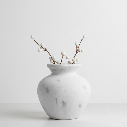 Darcy Antique White Vase