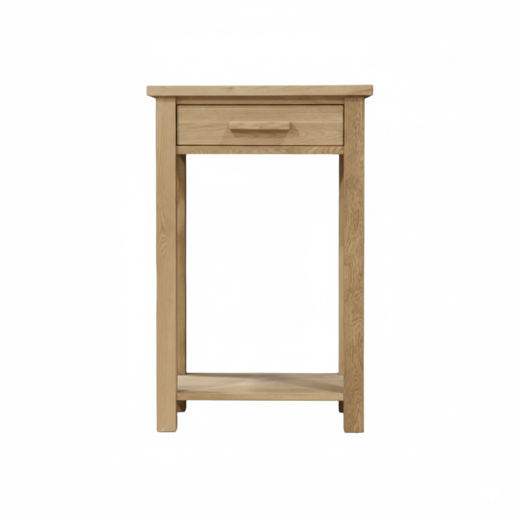 Opus Solid Oak Small Console Table
