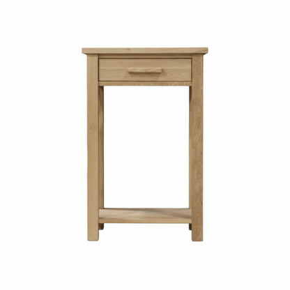 Opus Solid Oak Small Console Table