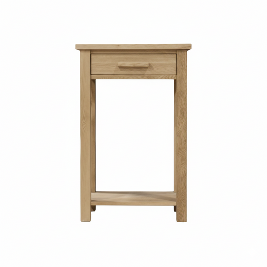Opus Solid Oak Small Console Table