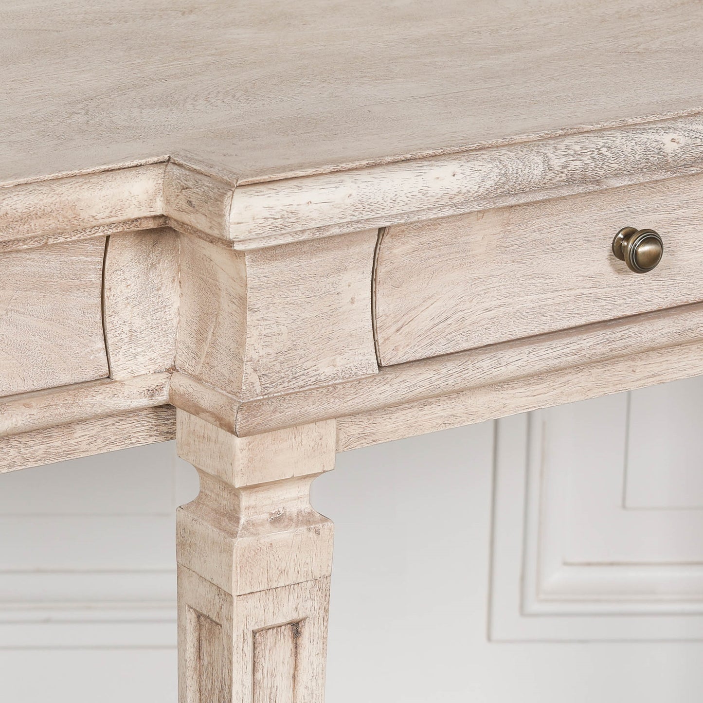 Everden Acacia Wood Console Table