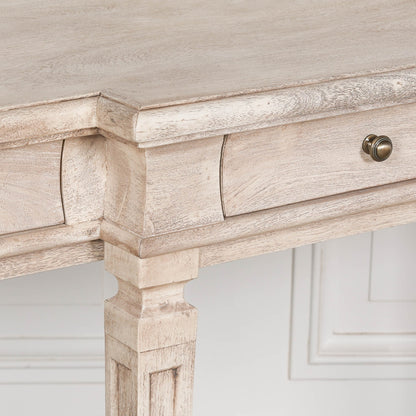Everden Acacia Wood Console Table