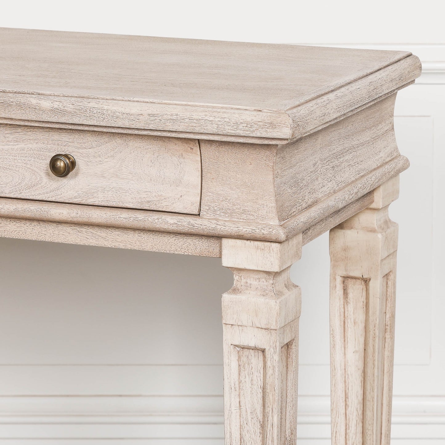 Everden Acacia Wood Console Table
