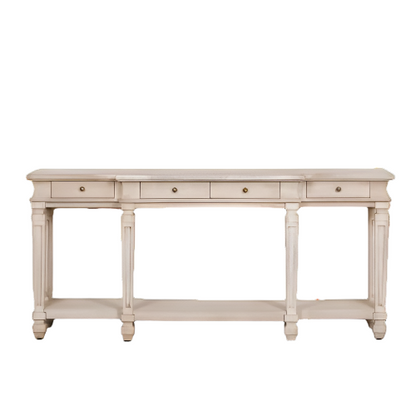 Everden Acacia Wood Console Table