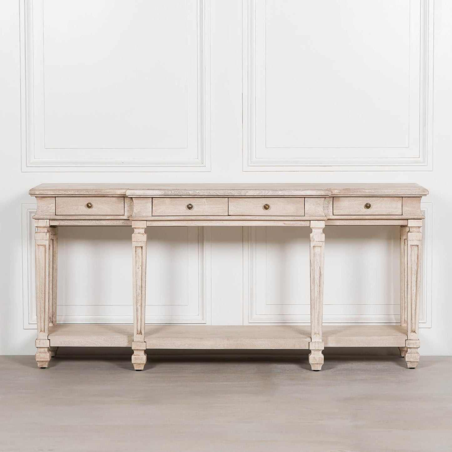 Everden Acacia Wood Console Table