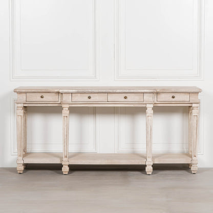 Everden Acacia Wood Console Table