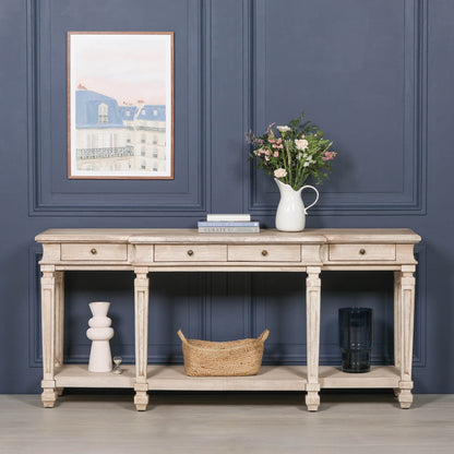 Everden Acacia Wood Console Table