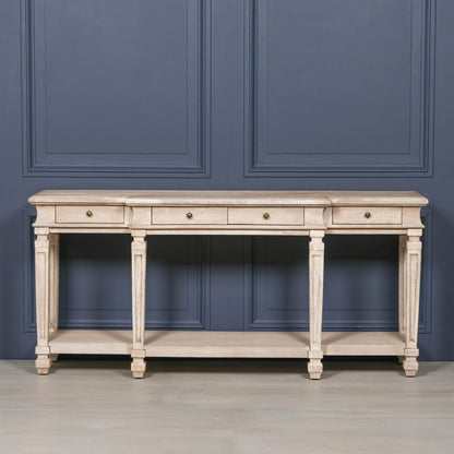 Everden Acacia Wood Console Table