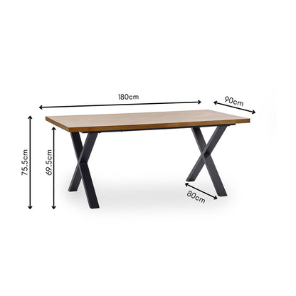 Aron 1.8m Dining Table