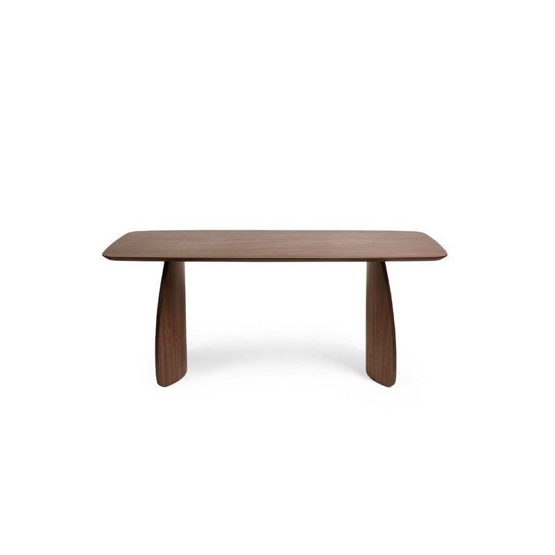 Artemis Walnut Curved Leg Dining Table