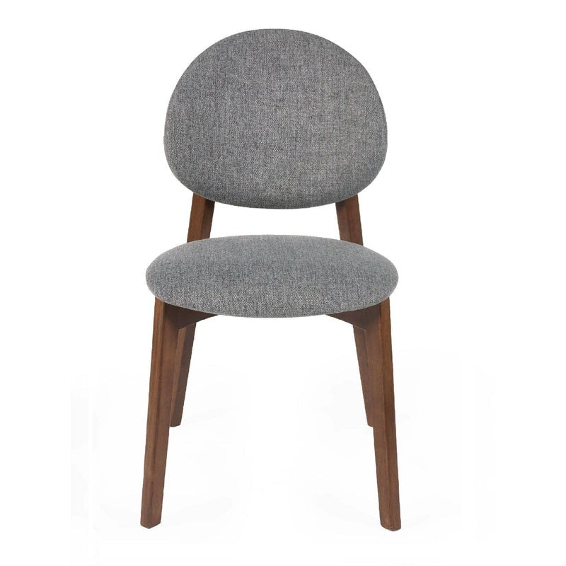 Artemis Walnut and Grey Dining Chairs (Set of 2)