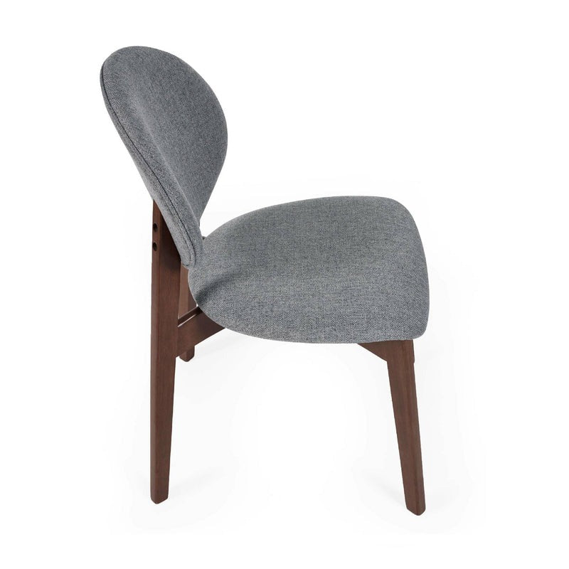 Artemis Walnut and Grey Dining Chairs (Set of 2)