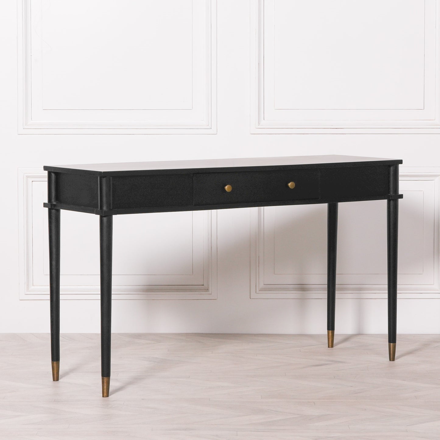 Elden Black Mahogany Wood Console Table