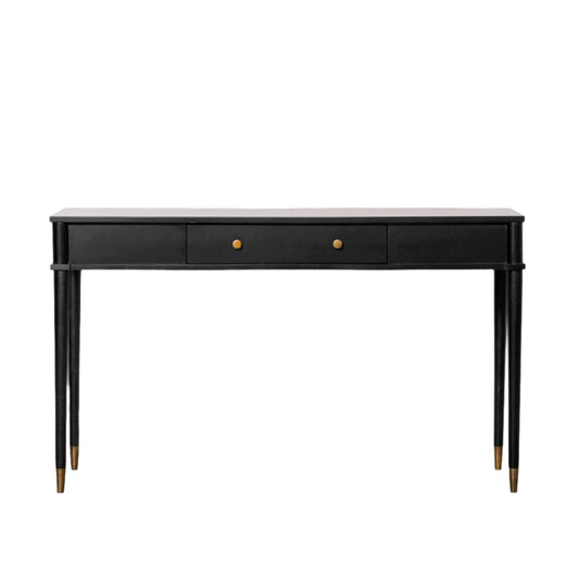 Elden Black Mahogany Wood Console Table