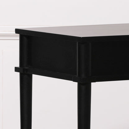 Elden Black Mahogany Wood Console Table