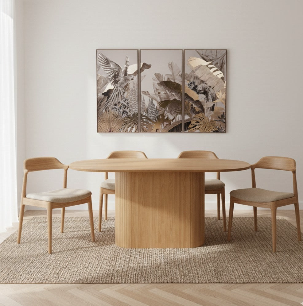 Terra Luna Oak 1.6m Dining Table
