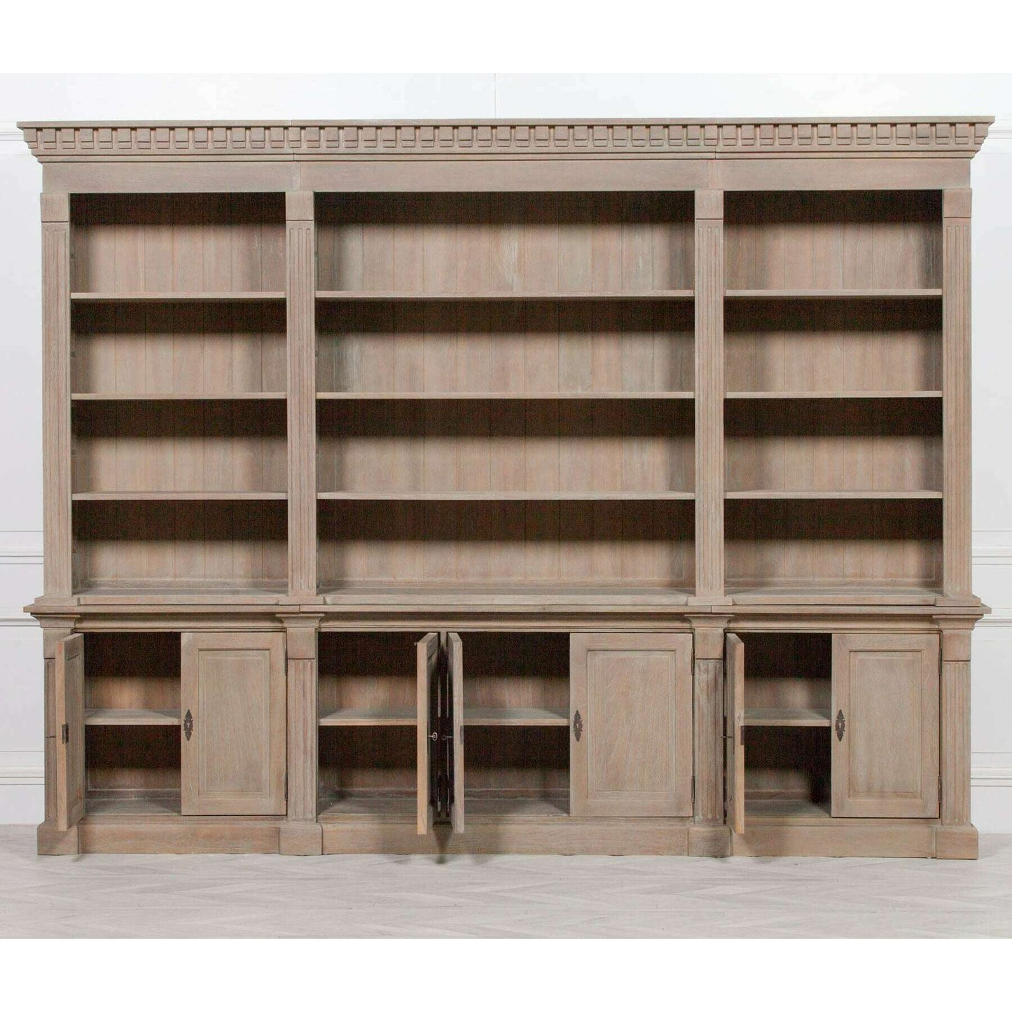 arbouré-extra-large-white-cedar-triple-bookcase---bookcase---heart-of-kitchens-33711917