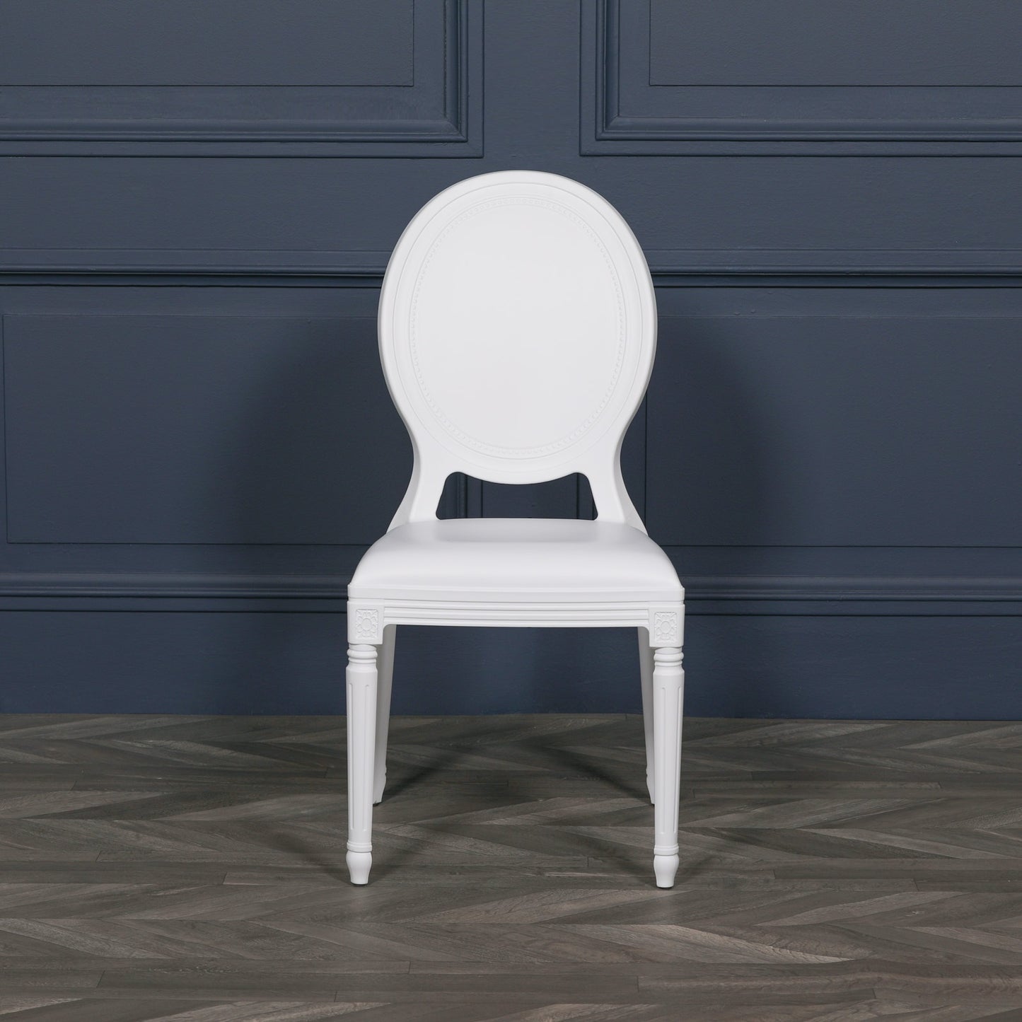 Louis White Dining Chair