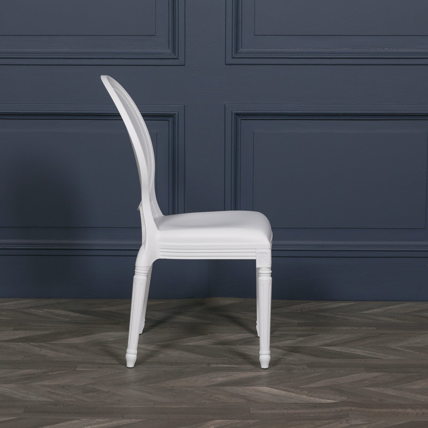 Louis White Dining Chair