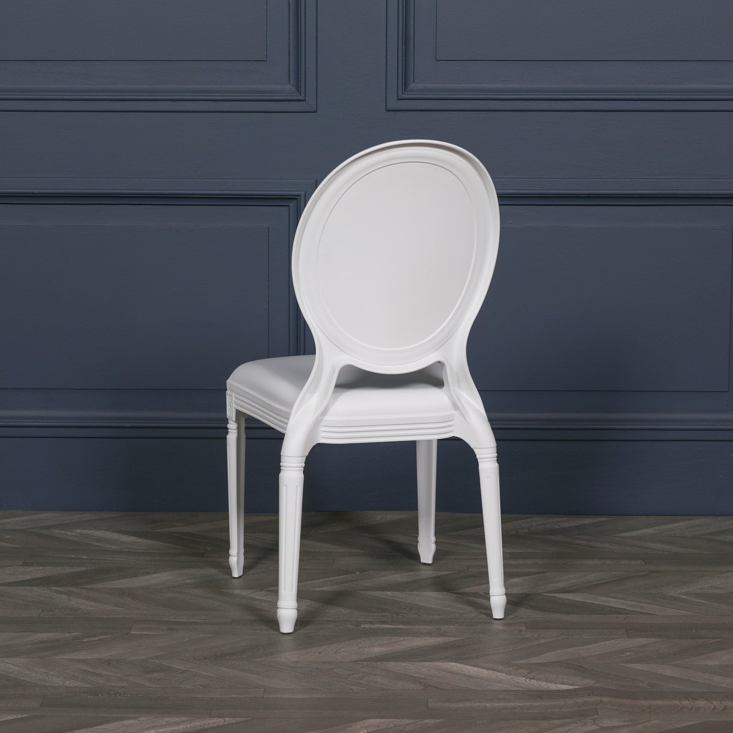 Louis White Dining Chair