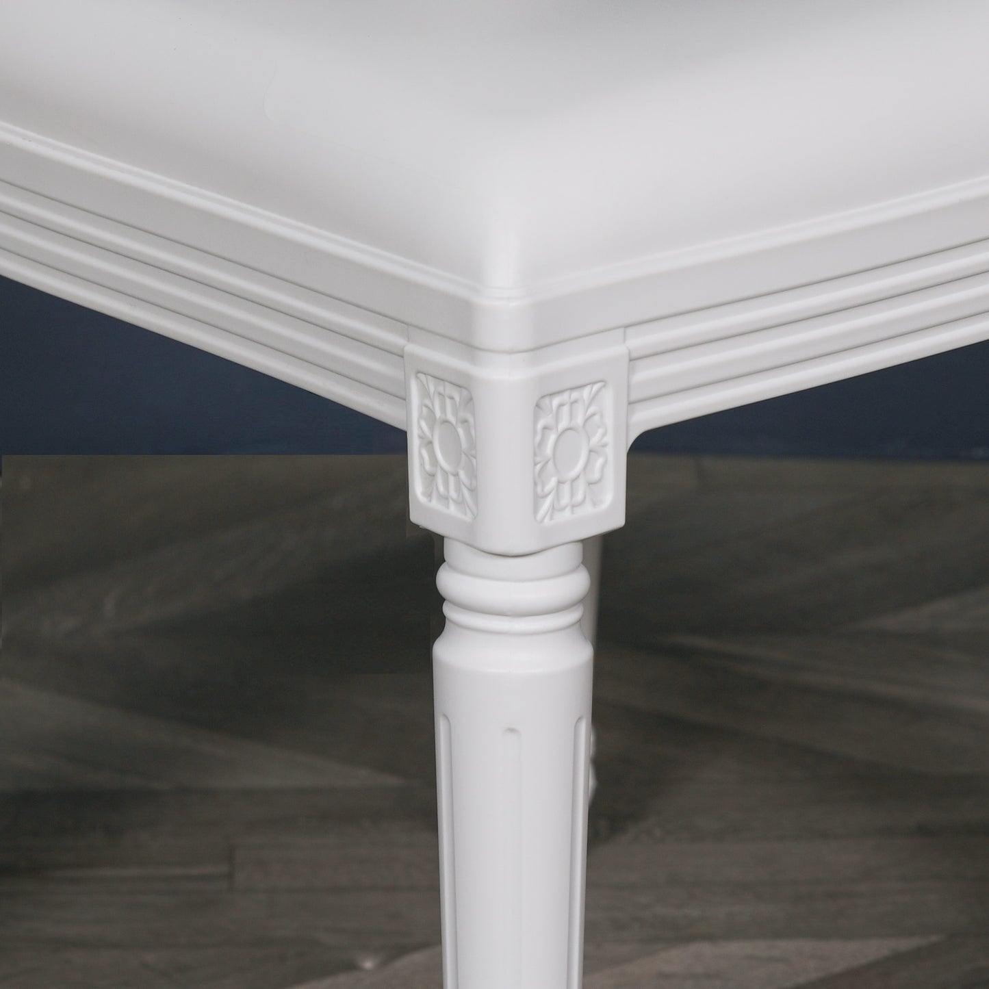 Louis White Dining Chair