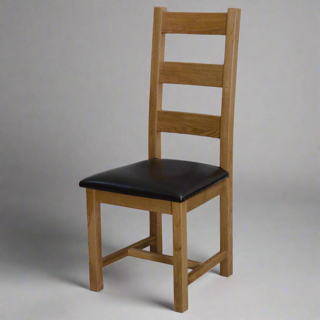 Deluxe Solid Oak Dining Chair (Set of 2)