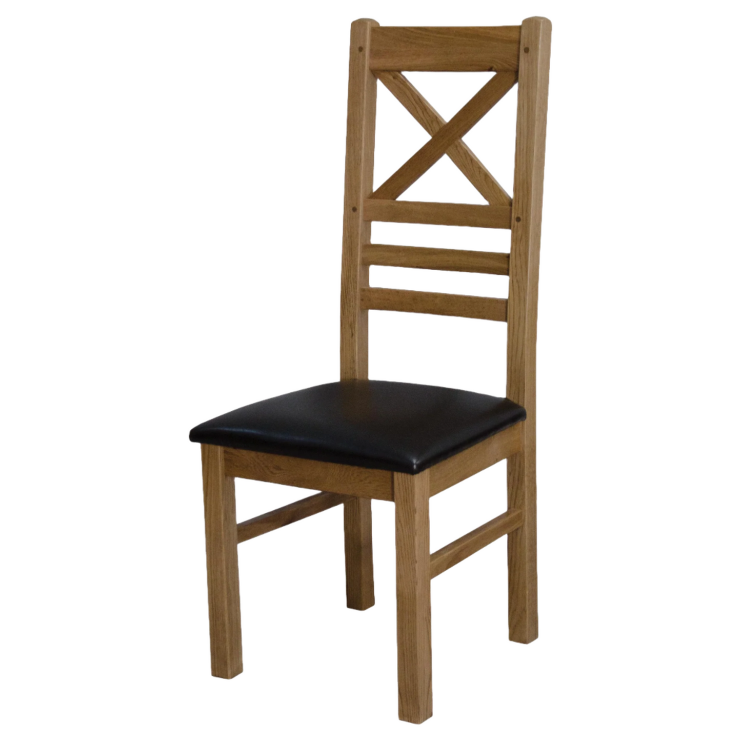 Deluxe Solid Oak Dining Chair (Set of 2)