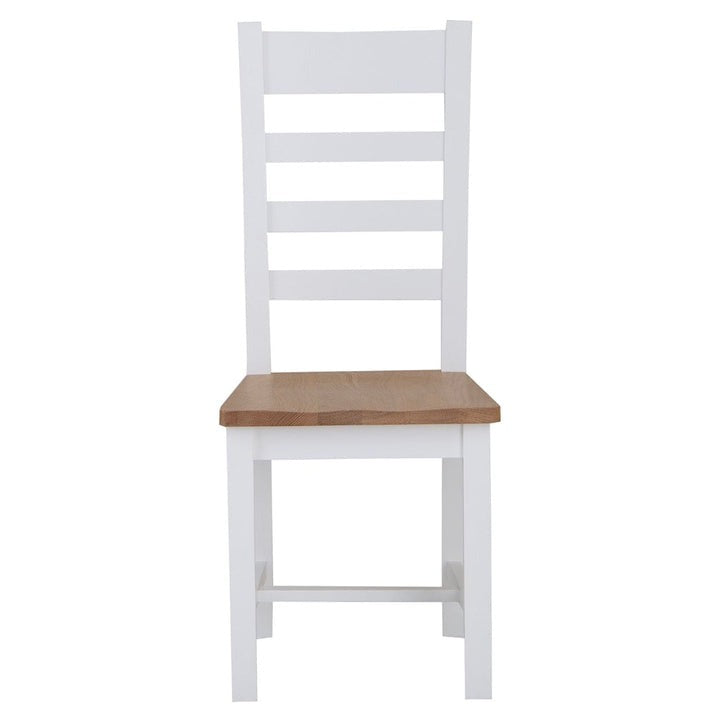 Marlborough White Oak Wooden Seat Dining Chair