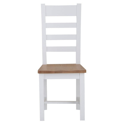 Marlborough White Oak Wooden Seat Dining Chair