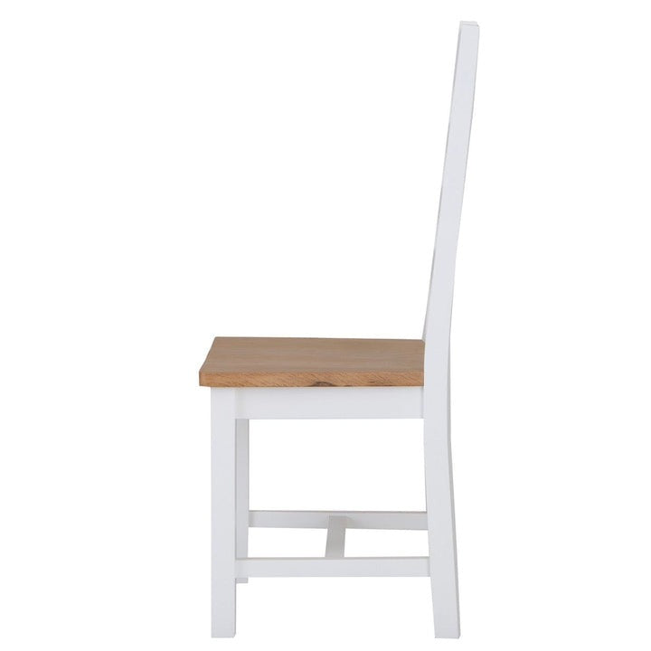 Marlborough White Oak Wooden Seat Dining Chair