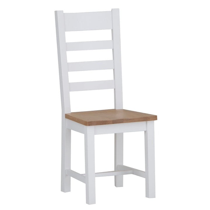 Marlborough White Oak Wooden Seat Dining Chair