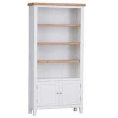 Marlborough White Oak Large Bookcase