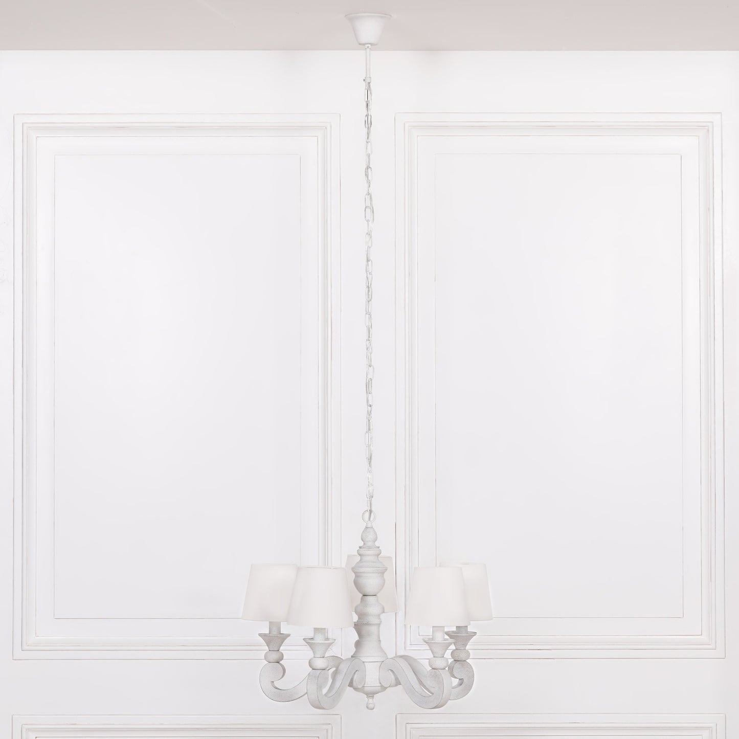 Elbright 5-Branch Distressed Chandelier with Shades