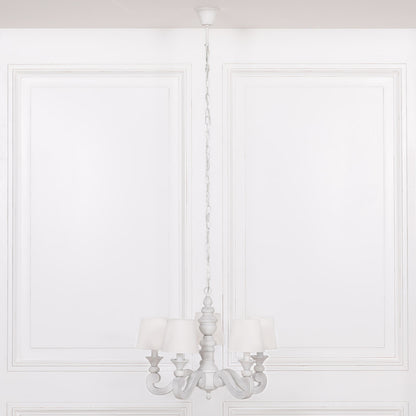 Elbright 5-Branch Distressed Chandelier with Shades