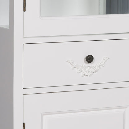 Aurelian French White Display Cabinet