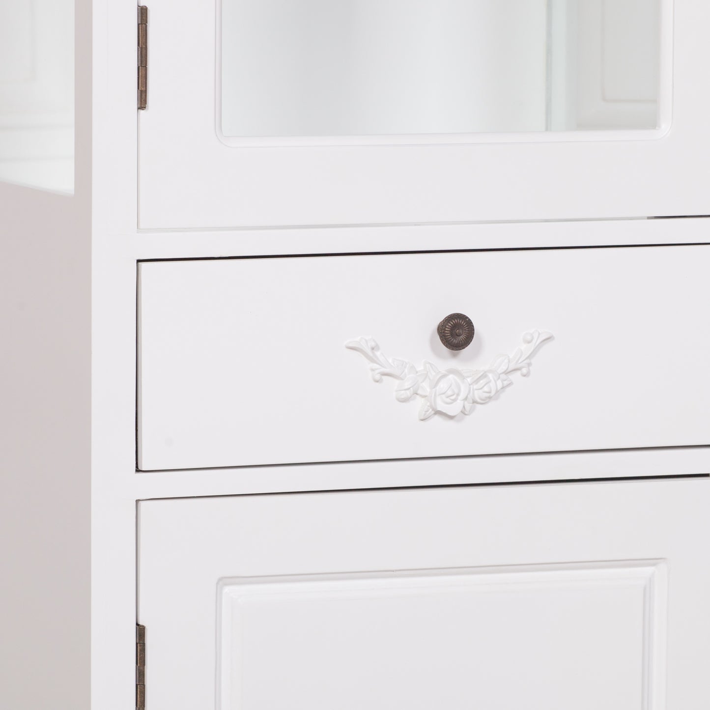 Aurelian French White Display Cabinet