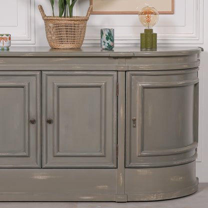 Elden Distressed Grey Mahogany Sideboard