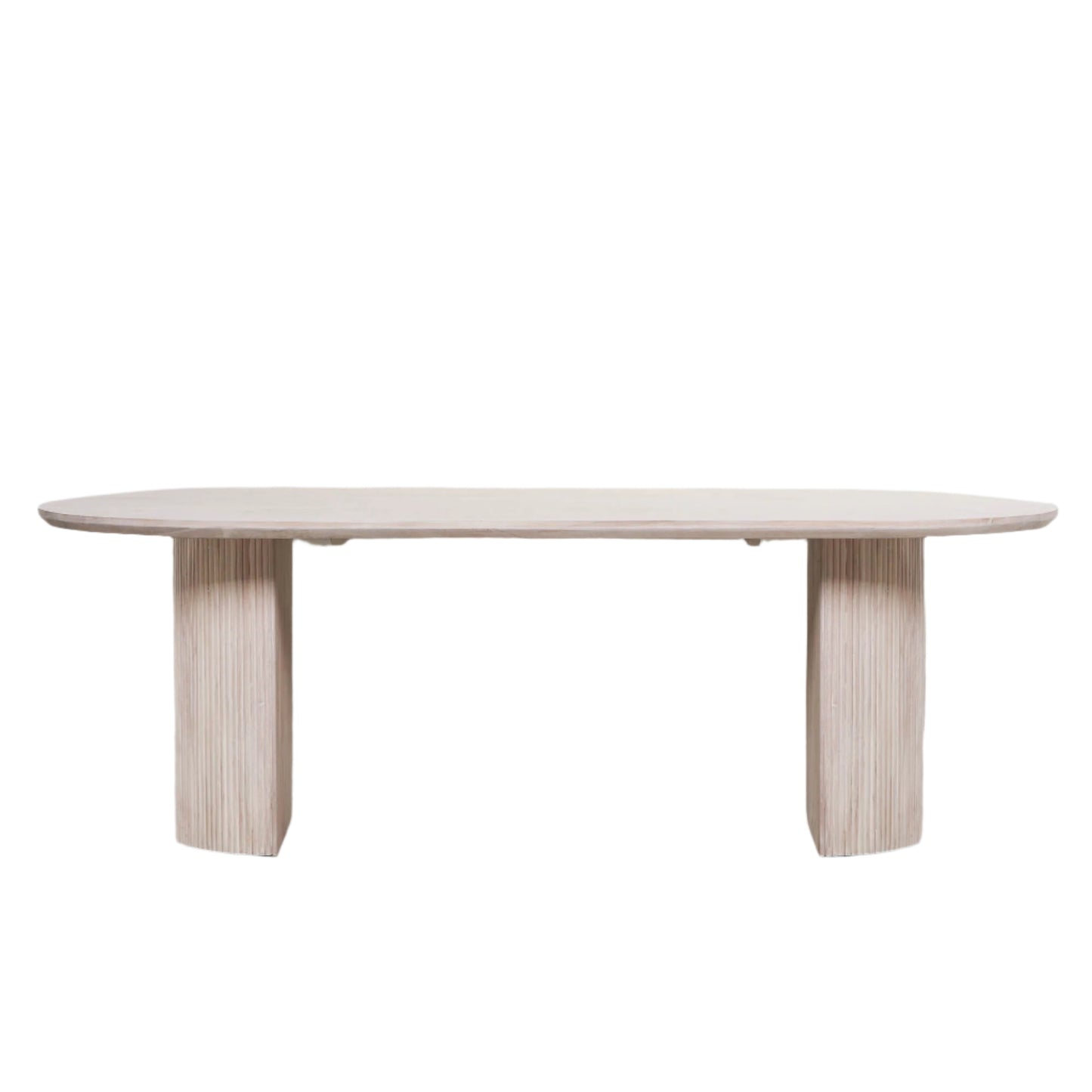 Orien 230cm Oval Acacia Wood Dining Table