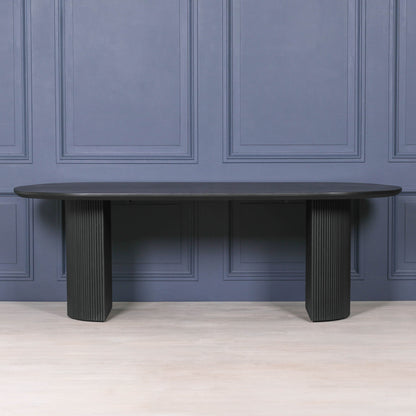Orien 230cm Oval Acacia Wood Dining Table