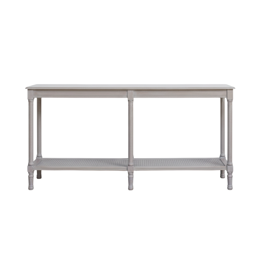 Serene Rattan Large Console Table