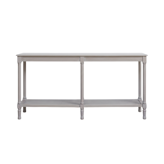 Serene Rattan Large Console Table